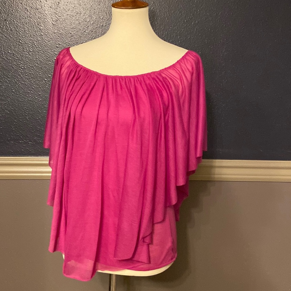 Pink sheer Sweet Pea Blouse by Stacy Frati